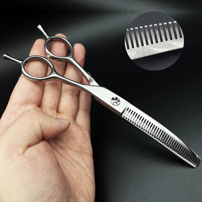 Wingsbro Effilierschere Chunker, 7 Zoll, gebogen - Bild 3