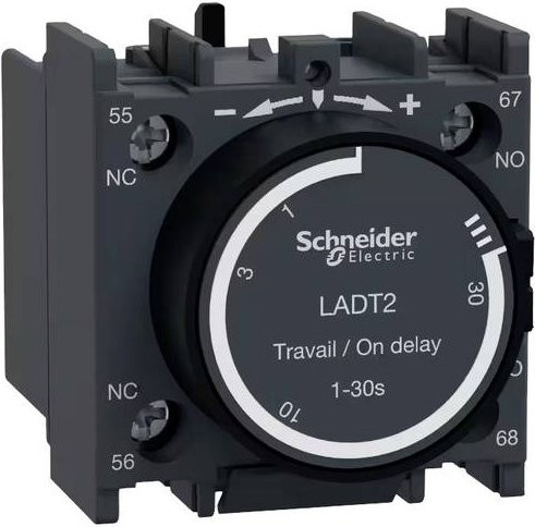 Schneider Electric LADS26 Zeitrelaisblock in Schwarz - Bild 1