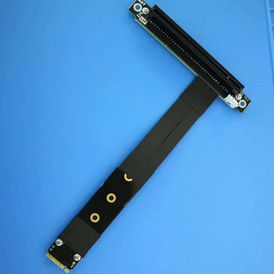 ADT-Link R43 Serie M.2 NVMe zu PCIe 3.0 x16 Verlängerungskabel in Schwarz für Grafikkarten-Erweiterung - Bild 3