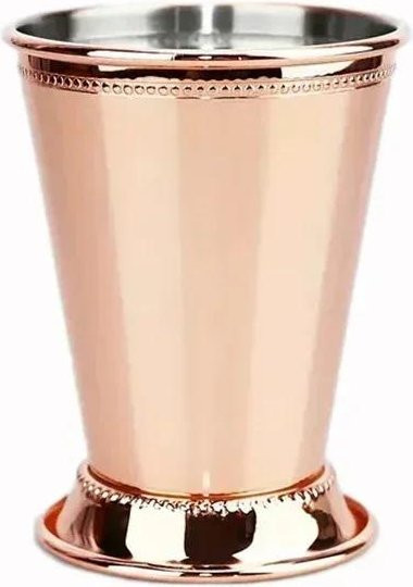 Edelstahl Mint Julep Becher von Yiran Furniture in Gold, 380 ml - Bild 1