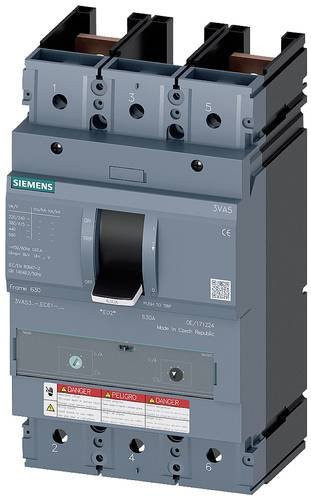 Siemens 3VA5330-5EC61-0AA0 Leistungsschalter in Grau mit einem Einstellbereich von 300 - 300A und einer Schaltspannung von max. 600 V/AC oder 250 V/DC - Bild 1