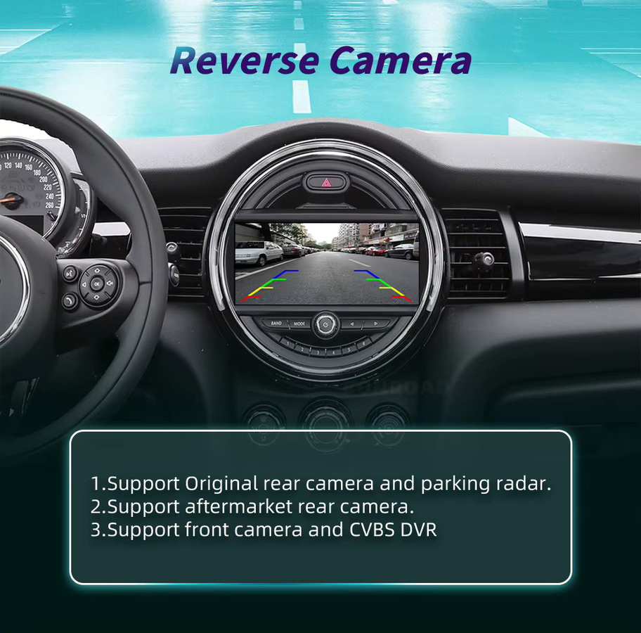 Bonroad Drahtloser CarPlay und Android Auto Adapter in Schwarz für Mini R55 R56 R57 R58 R60 R61 F54 F55 F56 Clubman Countryman Cooper John Cooper - Bild 4
