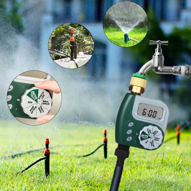 Orbit Digitaler programmierbarer Wassertimer für die automatische Gartenbewässerung, dunkelgrün - Bild 6