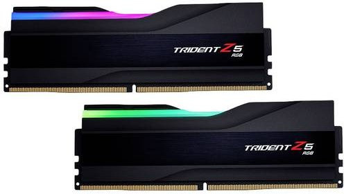 G.Skill DDR5 RGB Arbeitsspeicher Kit 64GB 2 x 32GB 6000MHz Schwarz - Bild 1