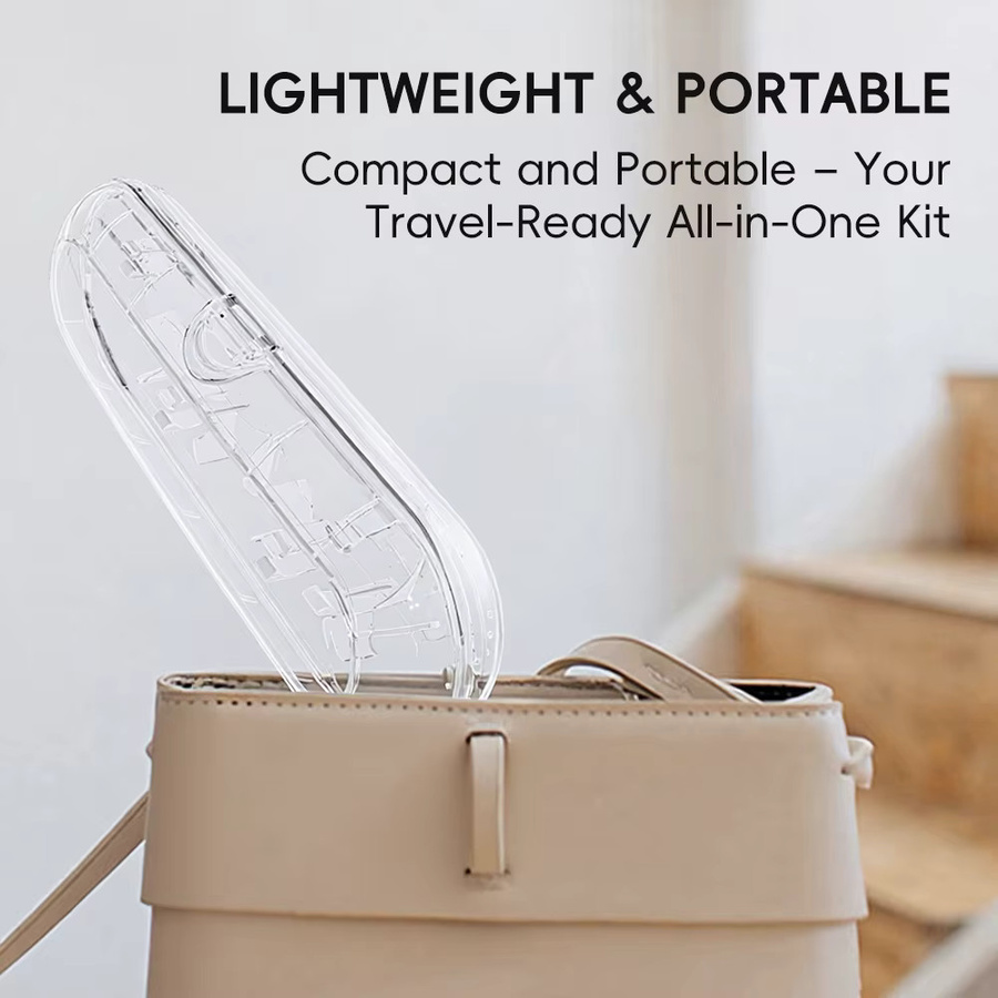 Zahnbürsten-Reisetasche, staubdichte Organizer-Box, kompatibel mit Oral B & Philips Sonicare - Bild 4