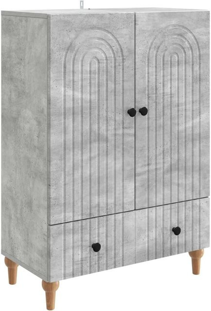 vidaXL Sideboard modern Betongrau aus Holzwerkstoff B: 66 cm, T: 34,5 cm, H: 95 cm - Bild 1