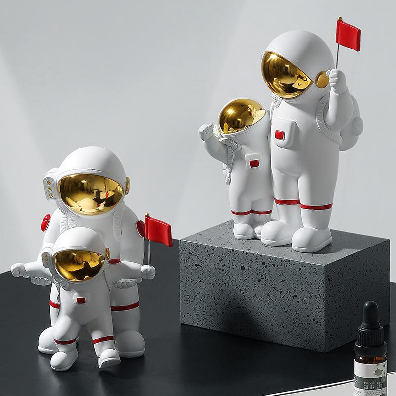 Dekorative Astronauten-Desktop-Figur für Kinderzimmer und Wohnräume - Bild 4