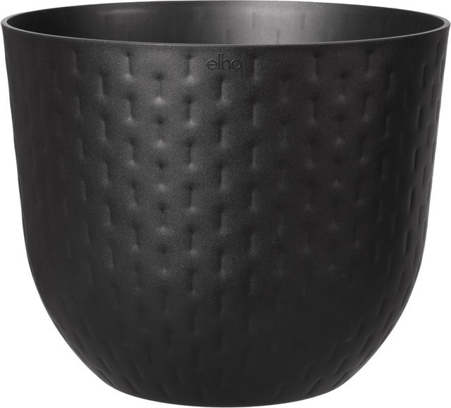 Elho Blumentopf Fuente Grains in Onyx Schwarz - Bild 1