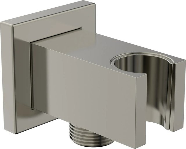 Ideal Standard Brausehalter Idealrain Atelier eckig mit Anschluss in Silver Storm - Bild 1