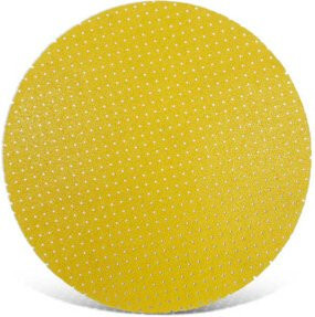 Menzer Klett-Schleifscheiben Ø 225 mm Körnung K100 Multiloch Gelb VE 25 Stück - Bild 1