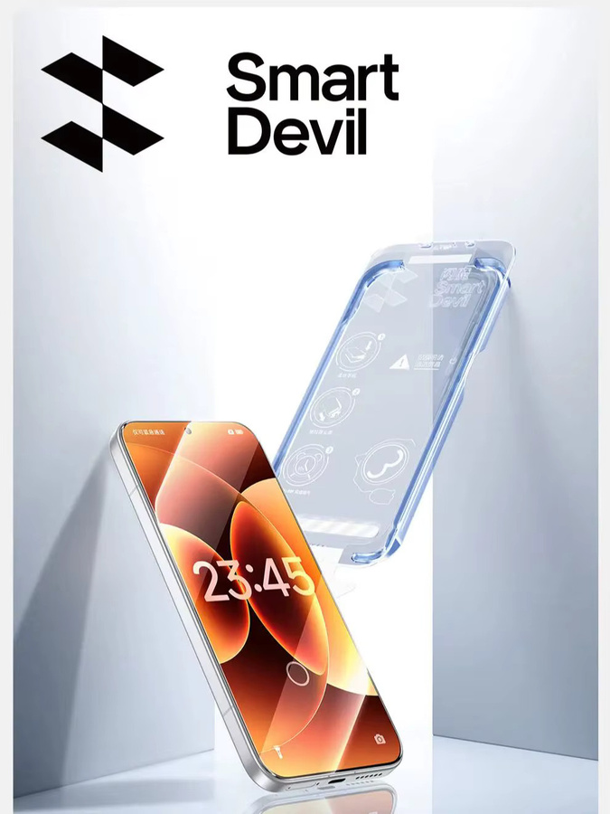 SmartDevil randlose gehärtete Glasfolie für Xiaomi 17 Pro Max und Mi 17, transparent, HD Displayschutz mit Anti-Fingerabdruck-Beschichtung und Installationswerkzeug - Bild 4
