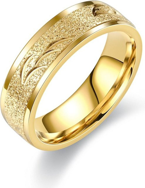Fable&Co Ring, Titanstahl, Gold, Unisex - Bild 1
