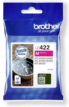 Original Brother Tintenpatrone LC-422M für Inkjet-Drucker, Magenta - Bild 1