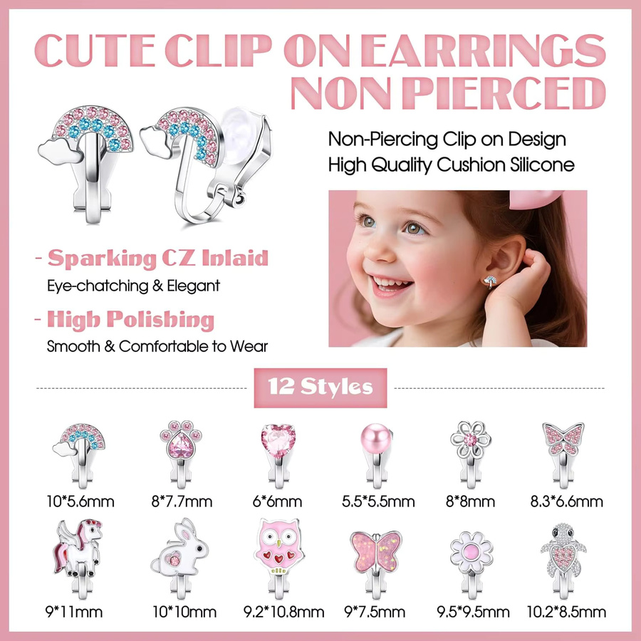 Bobisty Clip-On-Ohrringe, Perle, Bunt, Damen - Bild 1