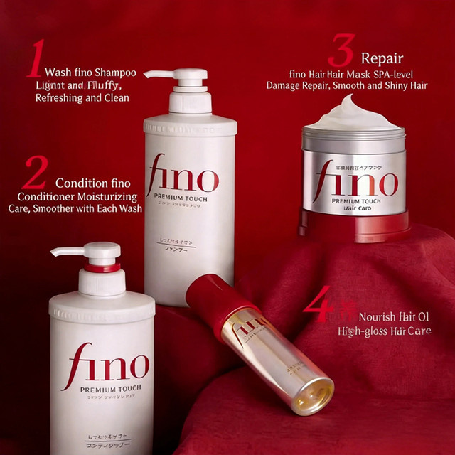 Fino Shampoo und Conditioner für Haarpflege, Unisex - Bild 1