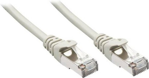 Lindy RJ45 Netzwerk Anschlusskabel CAT 5e F/UTP Ethernet LAN Grau, Länge: 1,00 m (50 Stück) - Bild 1