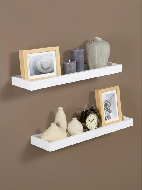 OBI Wandboard Loire Weiß B: 40 cm, T: 15 cm, H: 4 cm - Bild 1