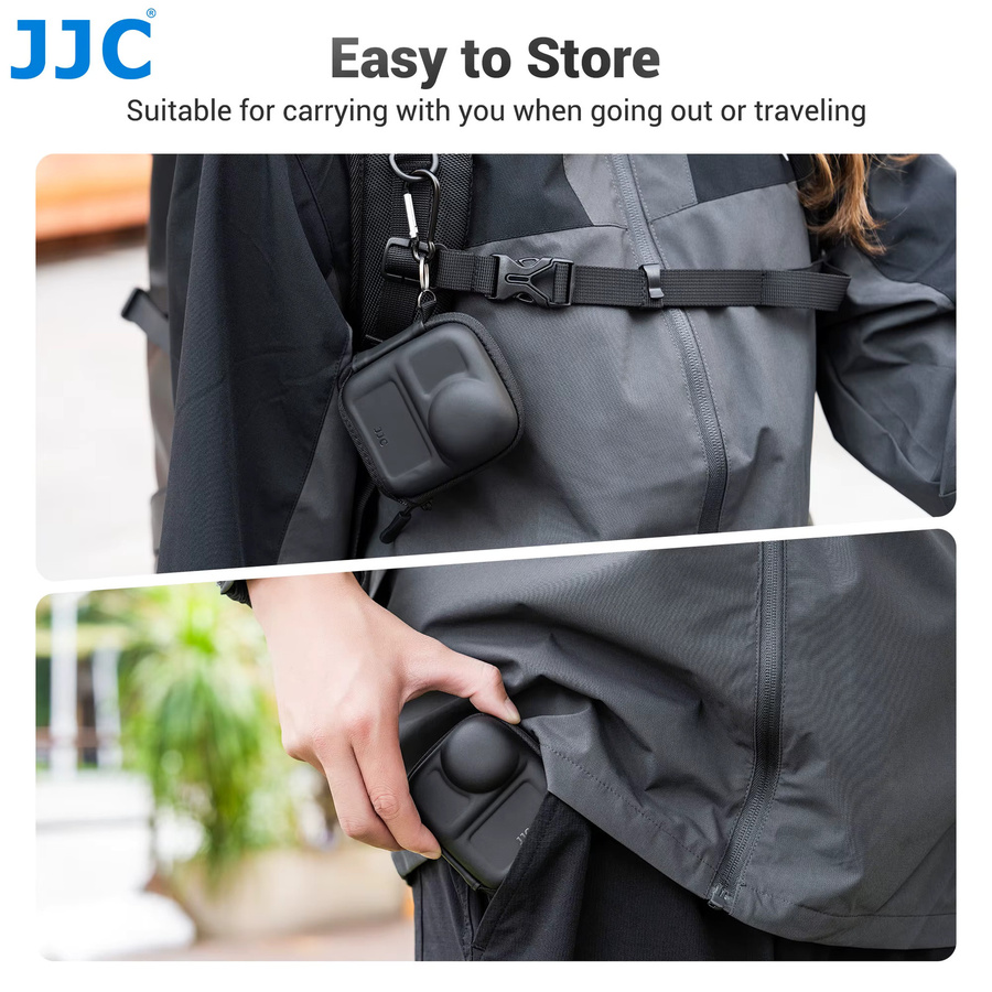 JJC Mini-Hülle für DJI Osmo Nano, stoßfeste EVA Aufbewahrungsbox in Schwarz - Bild 3