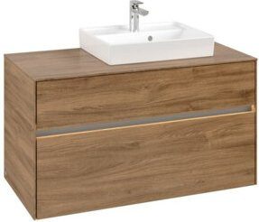V&B Waschtischunterschrank Collaro mit LED-Beleuchtung, B/T/H: 100 x 54,8 x 50 cm - Bild 1