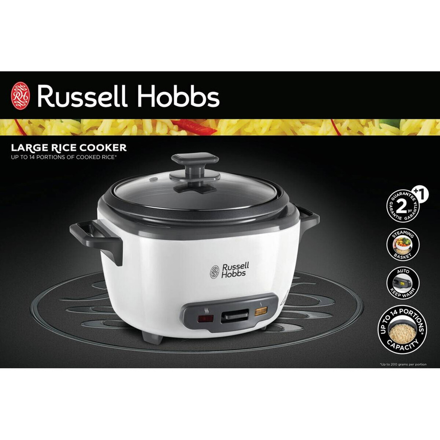 Russell Hobbs Reiskocher 27040-56 weiß, B/H/T: 32 x 23 x 25 cm - Bild 3