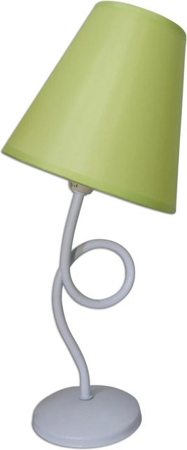 Näve Tischleuchte Colori in Grün aus Metall und Textil im Boho-Stil, Durchmesser: 17 cm, Höhe: 31,5 cm - Bild 1