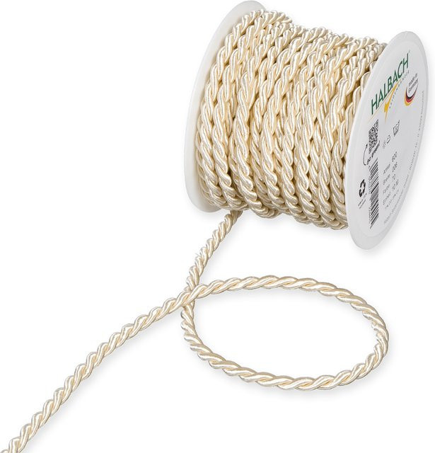 Halbach Kordel 6mm in Creme - Bild 1