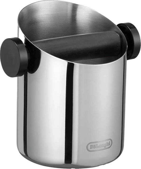 De'Longhi Coffee Knock Box Easy Clean DLSC084 aus Edelstahl in Silber - Bild 1