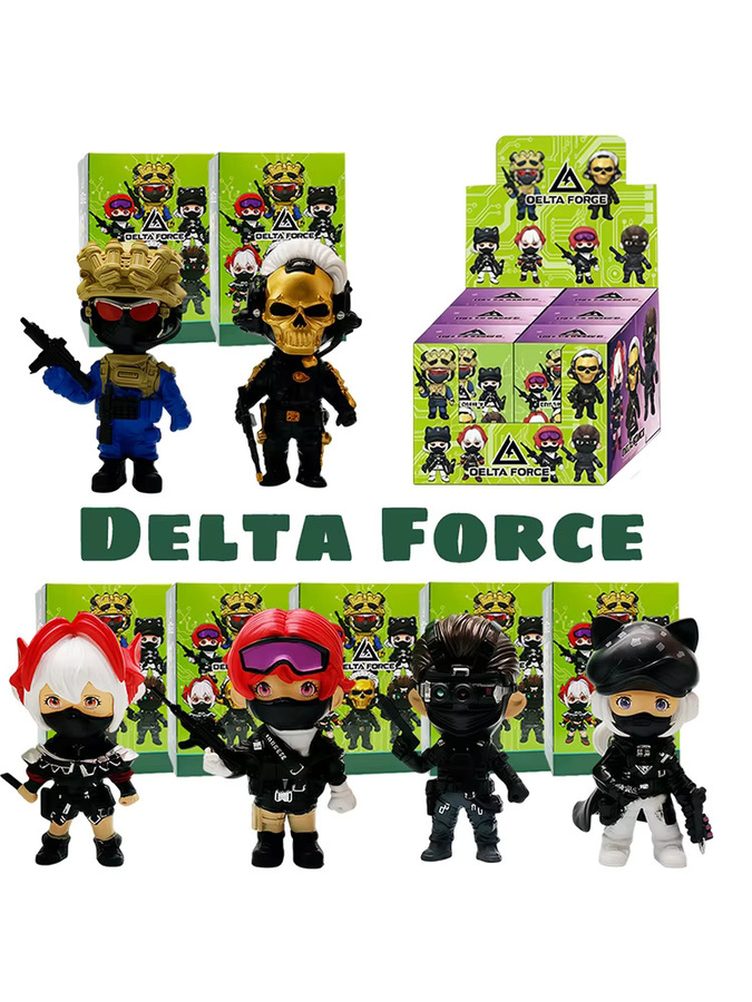Bandai Delta Force Hawk Ops Actionfiguren, 6-teiliges Set - Bild 6