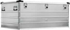 MUNK Transportkiste aus Aluminium von Günzburger Steigtechnik, Farbe Silber, stapelbar und wasserdicht, B/T/H: 1192 x 517 x 790 mm - Bild 1