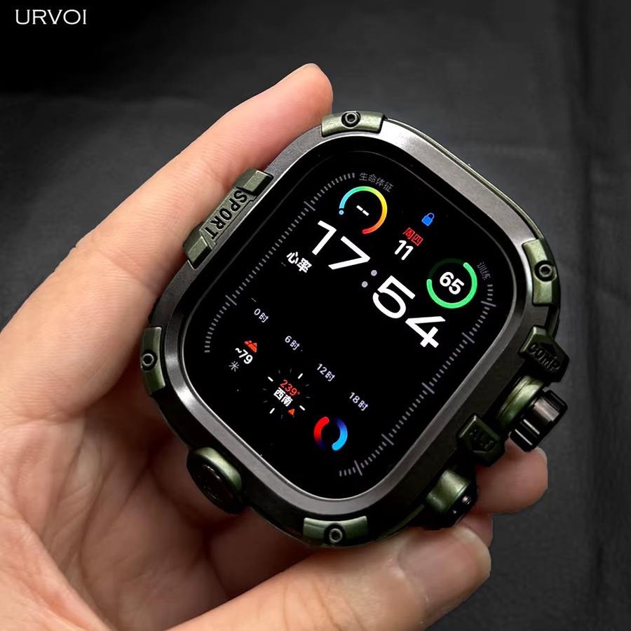 URVOI Uhrenzubehör, Vollständige Abdeckung für Apple Watch Ultra 3 2, harter Bumper, 49 mm - Bild 2