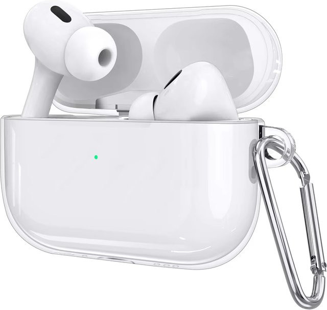 Transparente TPU Kopfhörerhülle für AirPods 4, 3 und Pro 2 mit USB-C Anschluss - Bild 1