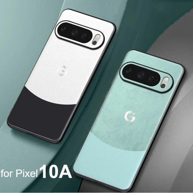 Business Schutzhülle aus PU-Leder für Google Pixel 10A 9 Pro XL 8 7 6 A Pro in Grün mit stoßfestem Bumper und schlanker Abdeckung - Bild 1