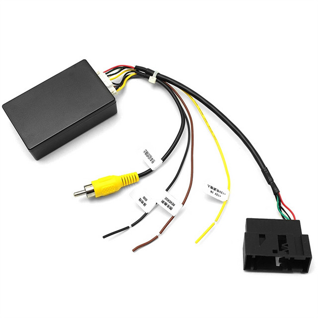 12V RGB zu AV Reverse Kamera Decoder High Definition Übertragung für VW RCD510 RNS510 RNS315 in Schwarz - Bild 1