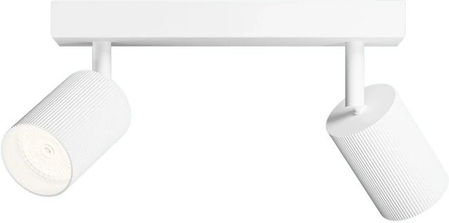 Philips Wyatt LED-Spot 2-flammig in Weiß, schwenkbar, aus Aluminium für Wand- und Deckenmontage - Bild 1