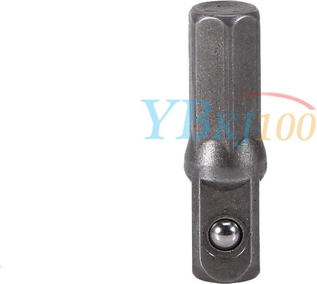 Kkmoon Sechskantschaftbohrer mit 14 mm Antriebssteckschlüsseladapter für Kugellager, 25 mm, Edelstahl, Grau - Bild 1