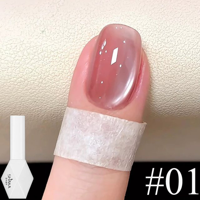 SHAKA Gel-Nagellack, Glasperle Katzenauge, transparent, glänzend - Bild 1