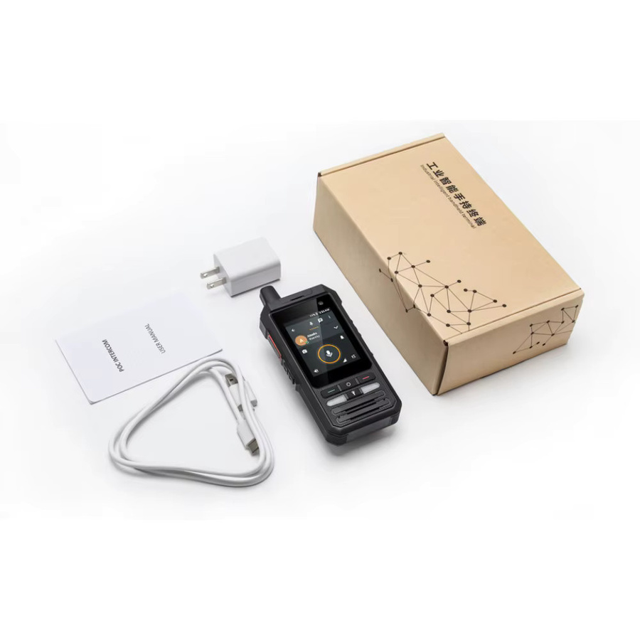 UNIWA F80S Smart Walkie Talkie Smartphone mit Android 10, Zello PoC Radio, 1 GB RAM, 8 GB ROM, Dual SIM und 4000 mAh Akku in Schwarz - Bild 6