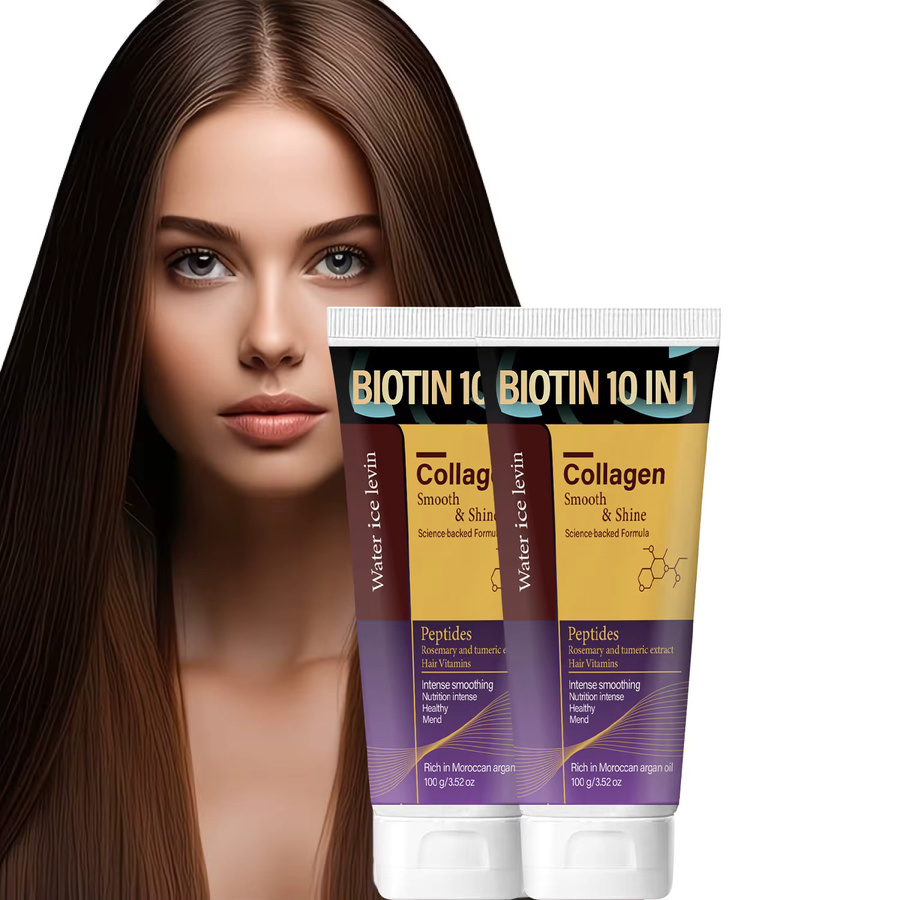 Water Ice Levin Haarmaske mit Keratin & Kollagen, Unisex - Bild 3
