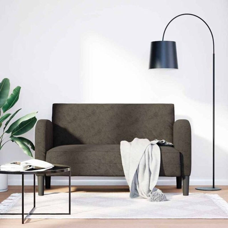 vidaxl 2-Sitzer-Sofa aus Kunstleder in Anthrazit Grau mit 110 cm Breite - Bild 1