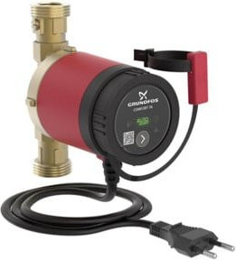 Grundfos Zirkulationspumpe Comfort 15-14 BXA PM mit Isolierung, Rot, G1, 230 V - Bild 1