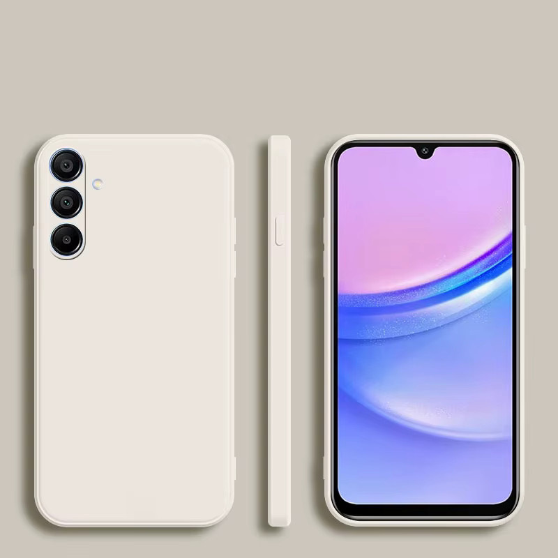 Flüssigsilikonhülle für Samsung Galaxy (A16 A26 A36 A56 A15 A25 A35 A55 A04 A04E A04S A05 A05S A06 A14 A24 A34 A54 4G) in Weiß - Bild 2