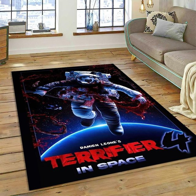 Karpetti 3D Terrifier 3 Horror Clown Teppich, Mehrfarbig, B/T: 70 x 100 cm - Bild 1