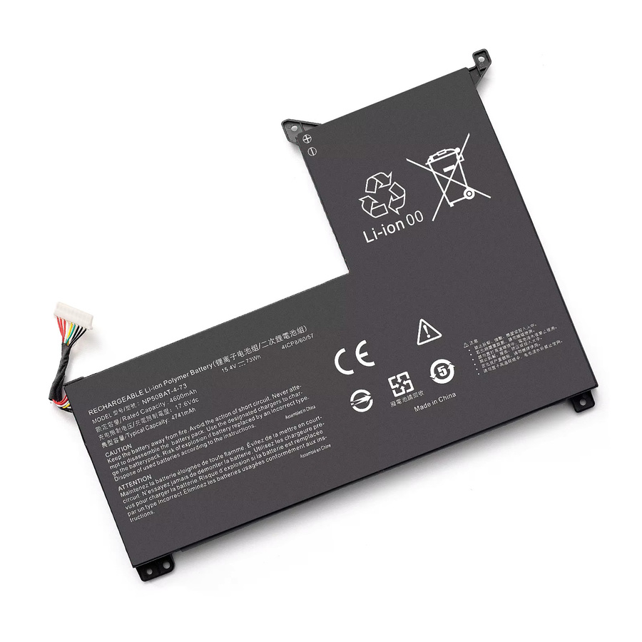 BVBH NP50BAT-4-73 Ersatz-Laptop-Akku in Schwarz für HASEE TX8R7 TX8R9 TX9R7 TX9R9 CLEVO X15AT X17AT XMG Focus 17 E23 Notebook-Batterie Li-Ion Pack - Bild 5
