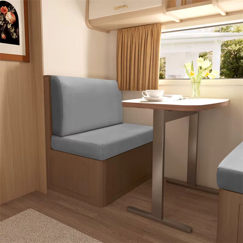 WANERQU 2er-Set Stretch-Samt Sofa-Abdeckungen für Wohnmobile und Camper, weiche Sitz- und Rückenlehnenbezüge - Bild 4