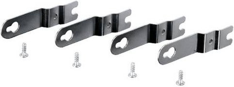 Hensel FP AL 40 Anreihlasche aus Edelstahl in Schwarz B: 22 mm, H: 30 mm - Bild 1