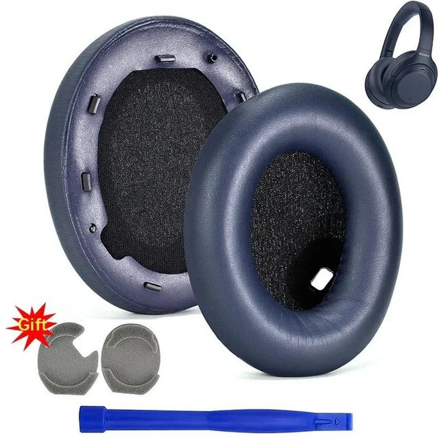 Sony Ersatz-Ohrpolster für WH-1000XM4 Kopfhörer aus weichem Memory-Schaumstoff in Schwarz, 2 Stück - Bild 1