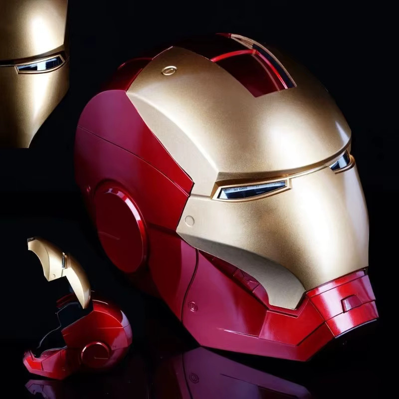 Hot Toys Marvel Iron Man MK5 Helm, 1:1 Tragbare Cosplay-Maske, mit Jarvis Sprachsteuerung, LED-Licht, Elektrisches Öffnen und Schließen - Bild 4
