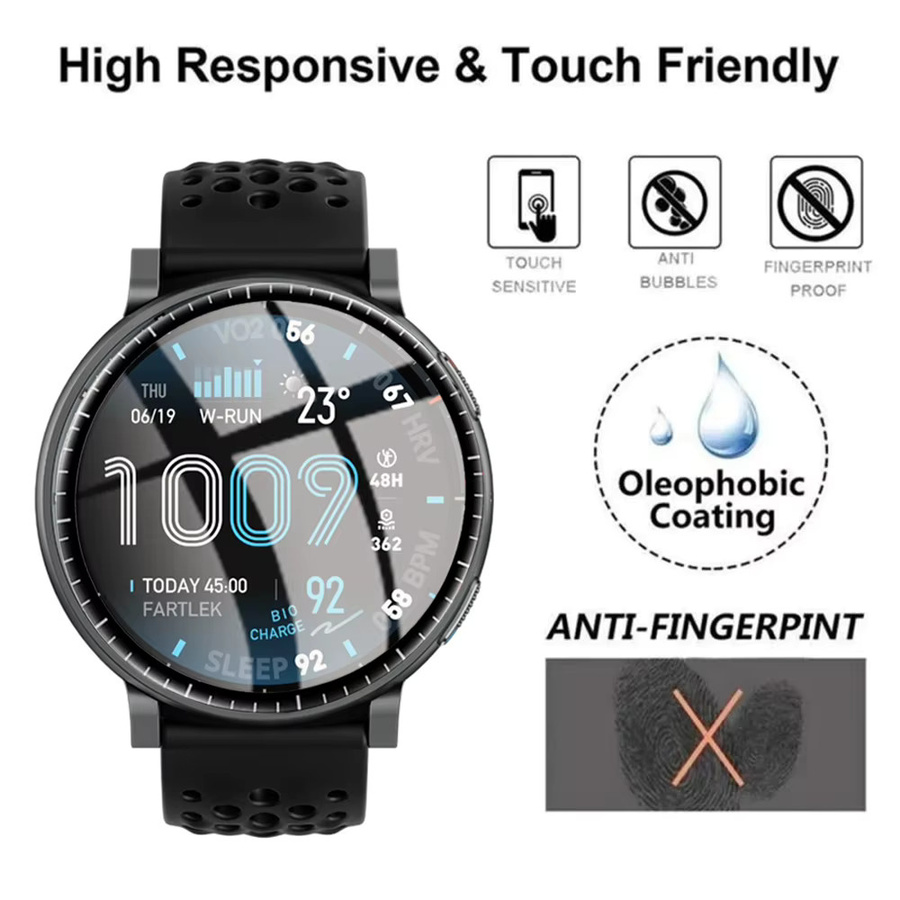 Huami Amazfit Active Max Schutzfolie, transparent, Unisex - Bild 4