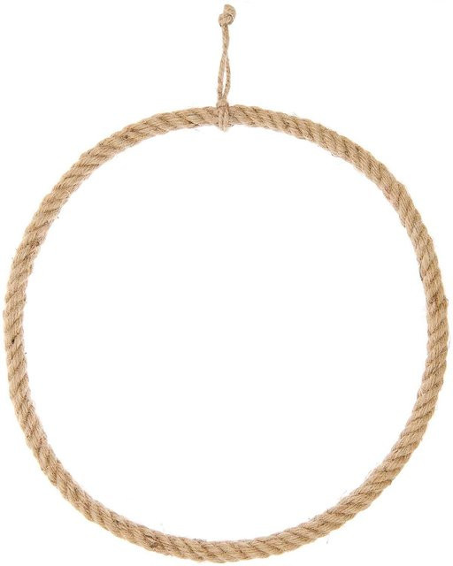Rico Design Jute Ring als Hängeelement in Beige, Durchmesser: 30 cm - Bild 1