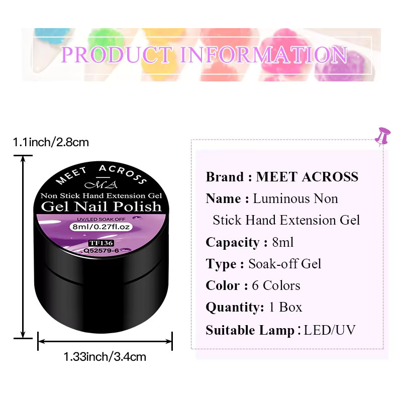Mtssii Builder-Gel, Macaron-Farbgelee, Glänzend, 8 ml - Bild 6